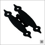 (image for) Hinge Flush Black Colonial