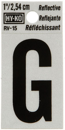 (image for) Lettr 1" 'G' Reflective Vinyl