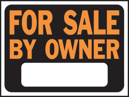 (image for) Sign 9x12 "for Sale By Owner"