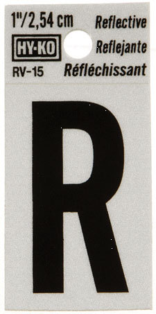 (image for) Lettr 1" 'R' Reflective Vinyl