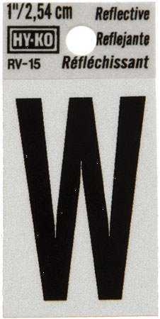 (image for) Lettr 1" 'W' Reflective Vinyl