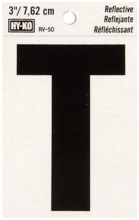 (image for) Letter 3"'T' Reflective Vinyl