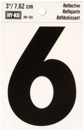 (image for) Number 3"#6 Reflect Blk Vinyl