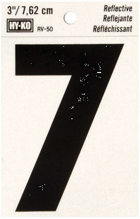 (image for) Number 3" #7 Reflect Blk Vinl