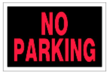 (image for) Sign 8x12 'No Parking'