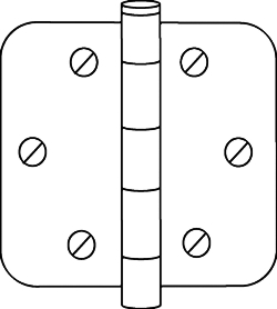 (image for) Hinge Us4 Fm 1/4" Rad 4"