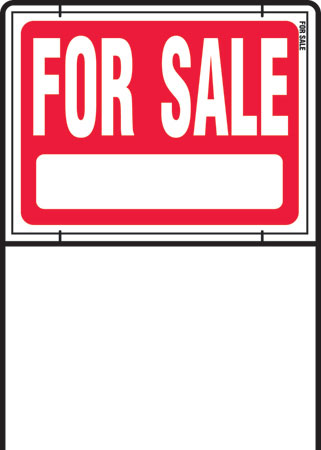 (image for) Sign For Sale With Frame