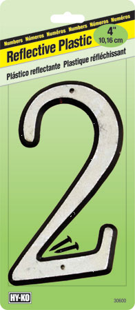 (image for) Number 4" #2 Refl Plastic