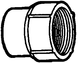 (image for) Adapter F 1"cpvc