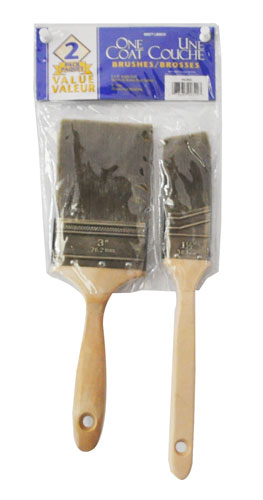 (image for) Paint Brush 2pc Set One Coat