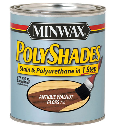 (image for) Stain Poly Gloss Antq Walnt Hp