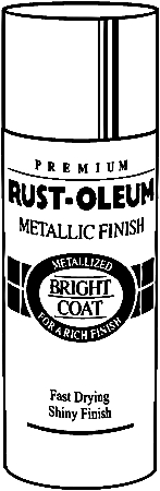 (image for) Spray Paint Silver Metallic