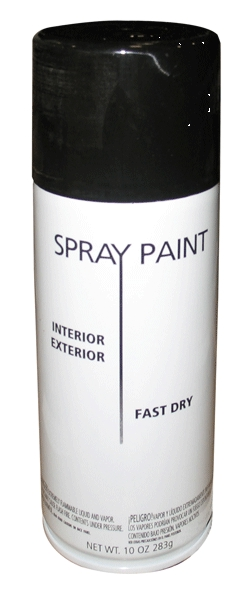 (image for) Spray Paint Gloss Black Opp