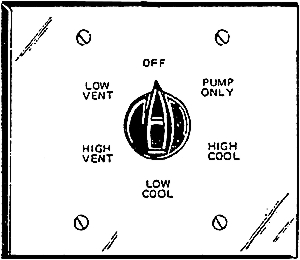 (image for) Wall Switch 2-Speed 2-Gang