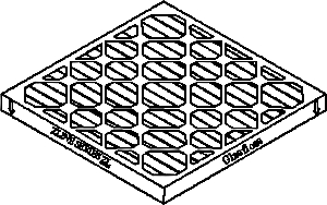 (image for) Filter 25x25x1 Pleated Merv 8