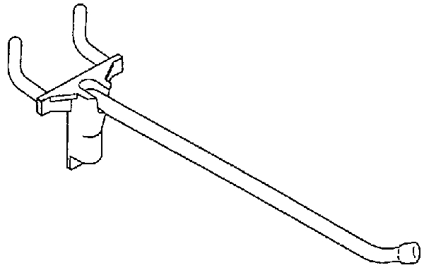 (image for) Peg Hook 10" Fastback